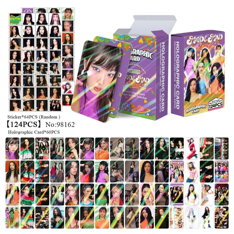 124pcs KATSEYE New Album Photocards Stickers Kpop Merch Lomo Cards Set Fans Collection Cards Gifts — image 7