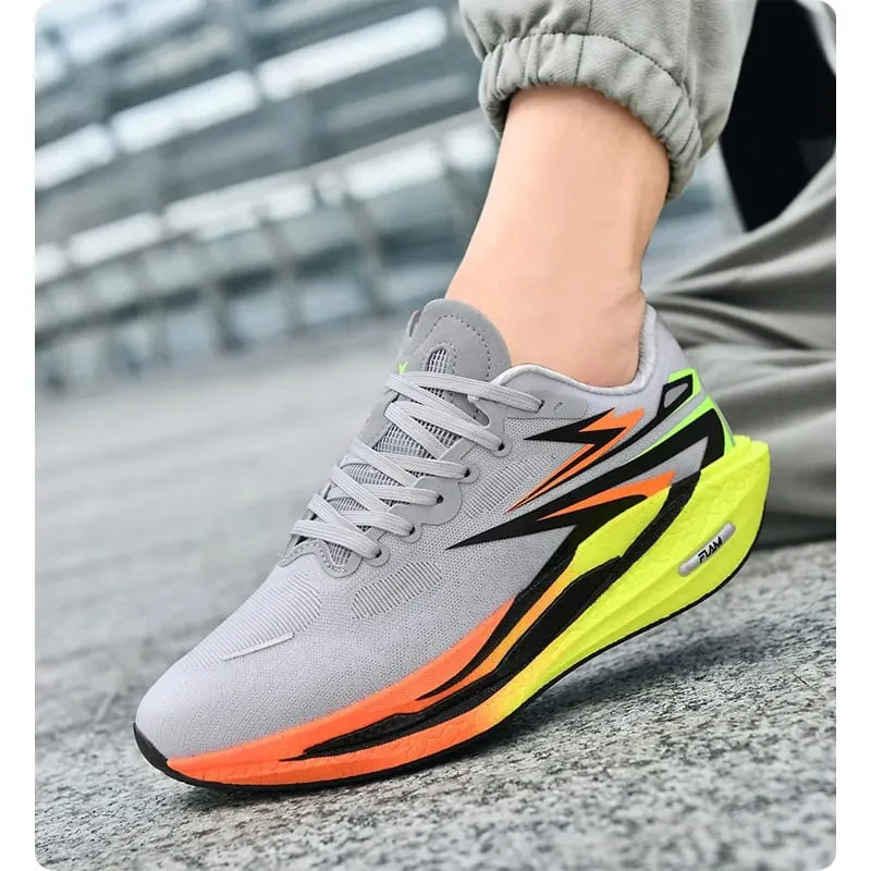 Men Running Shoes Nonskid Sneakers Board Marathon Athletic Sports Breathable Speciality Women's Comfortable Carbon Lightweight