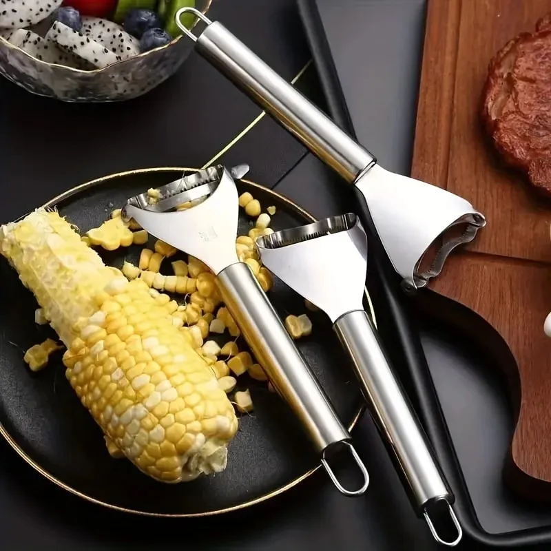1pc Corn Cob Strippe -Multifunctional Peeler for Kitchen-Vegetable Peeler-Creative Corn Stripper-Reusable Corn Thresher