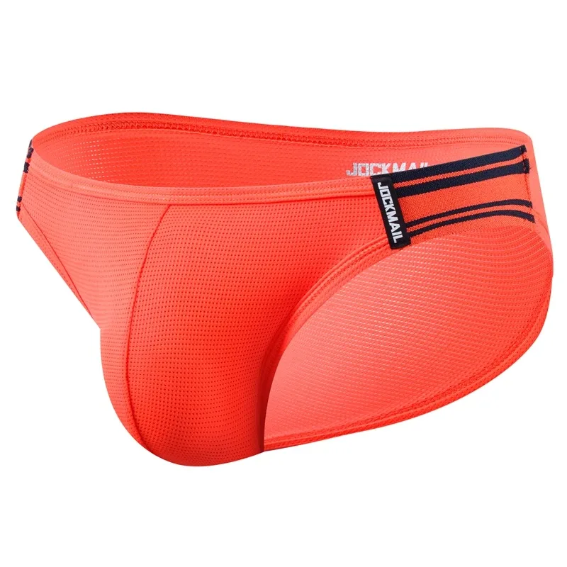 Herreundertøjstrusser Underbukser Nylon Mesh Quick Dry Herre Jockstrap Bikini Slip Herrebokserbukser eller som svømmebadebukser