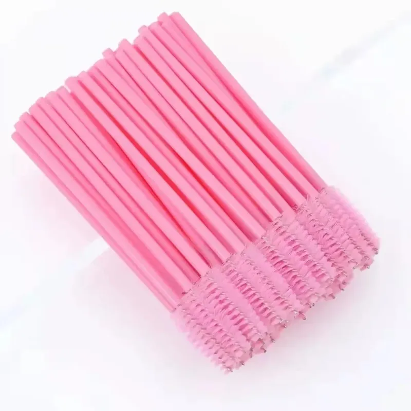 50/500pcs Disposable Eyebrow Eyelash Brushes Wands Eyelash Spoolies Applicator for Eyelash Extension Makeup Tool Wholesale