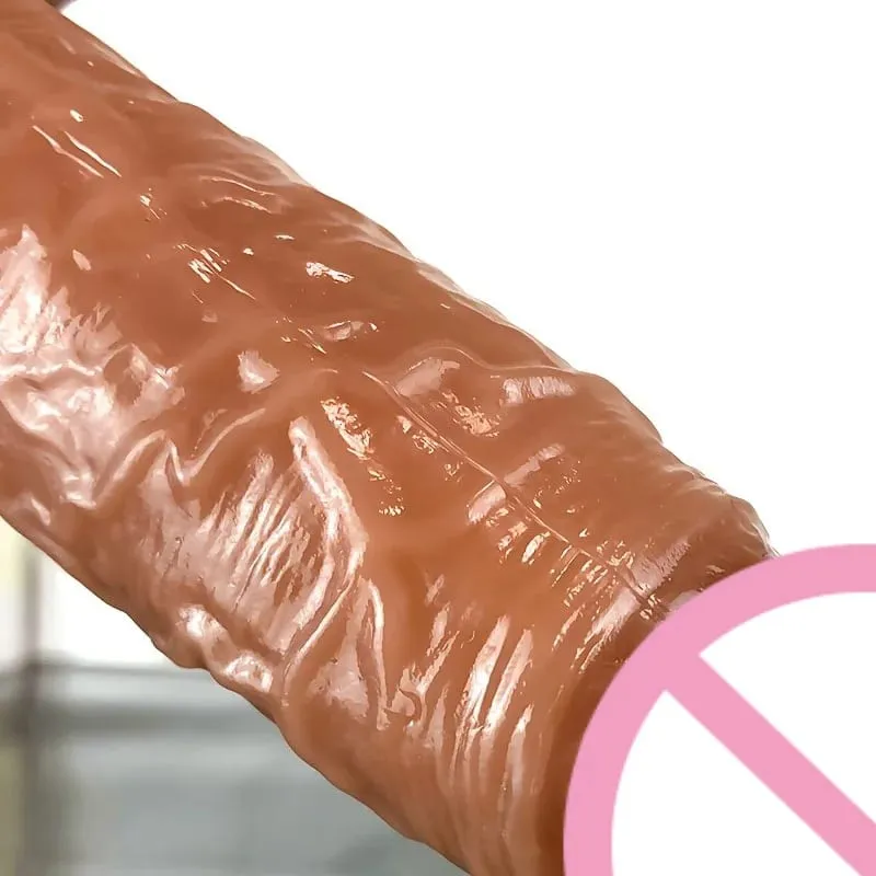 Realistiske bløde dildoer med stærk sugekop Onani Stort G-punkt Dildosexlegetøj Velegnet til kvinder og par Vagina Anal Stimulator Voksne Sexlegetøj til kvinder Erotisk dildo Penis Analstik Kvinde Mænd Penis Voksen Spil Begynder Anal Dil