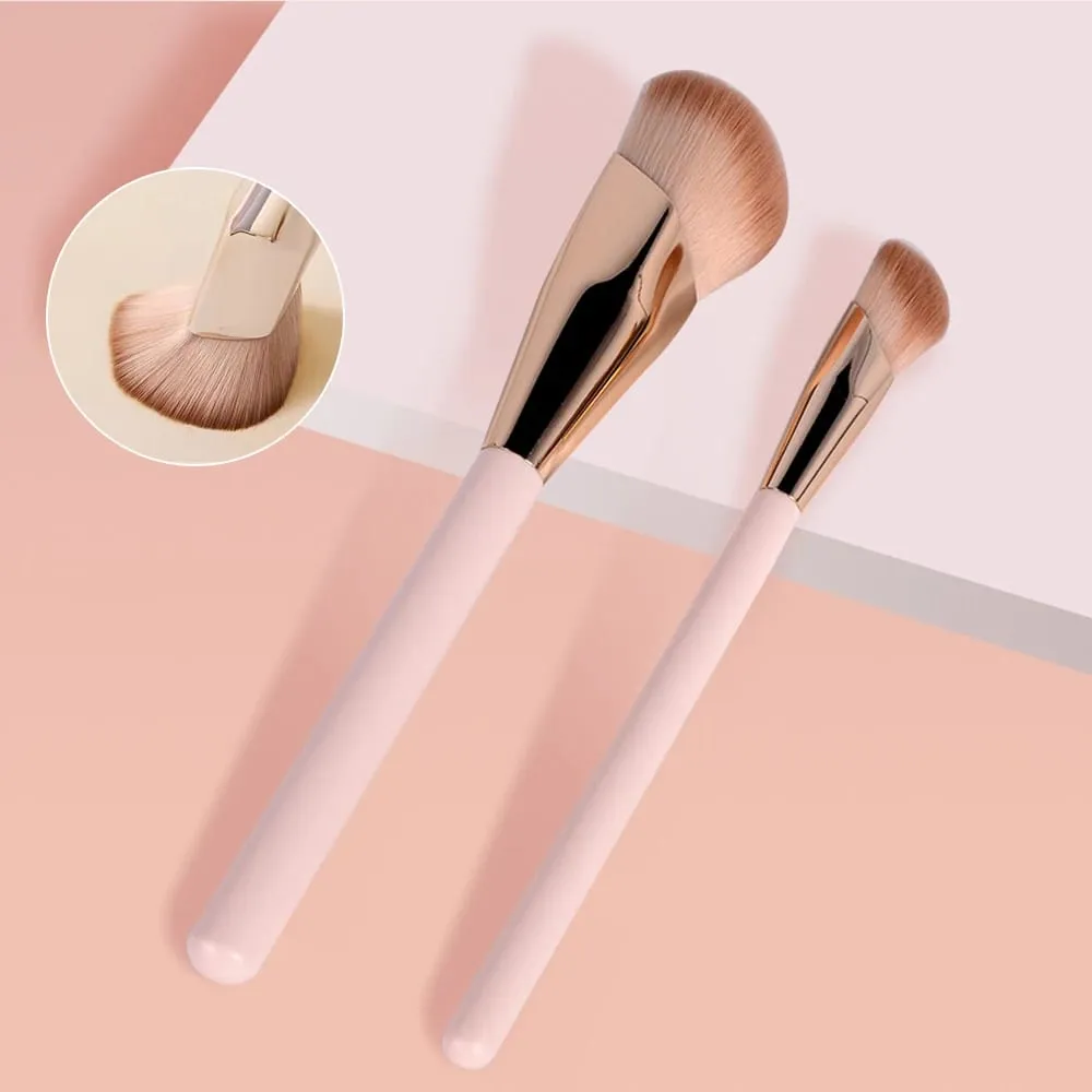 Foundation Makeup Brush Oblique Head Liquid Foundation Concealer Cosmetic Blending Brushes Face Contour Beauty Tool brush blush