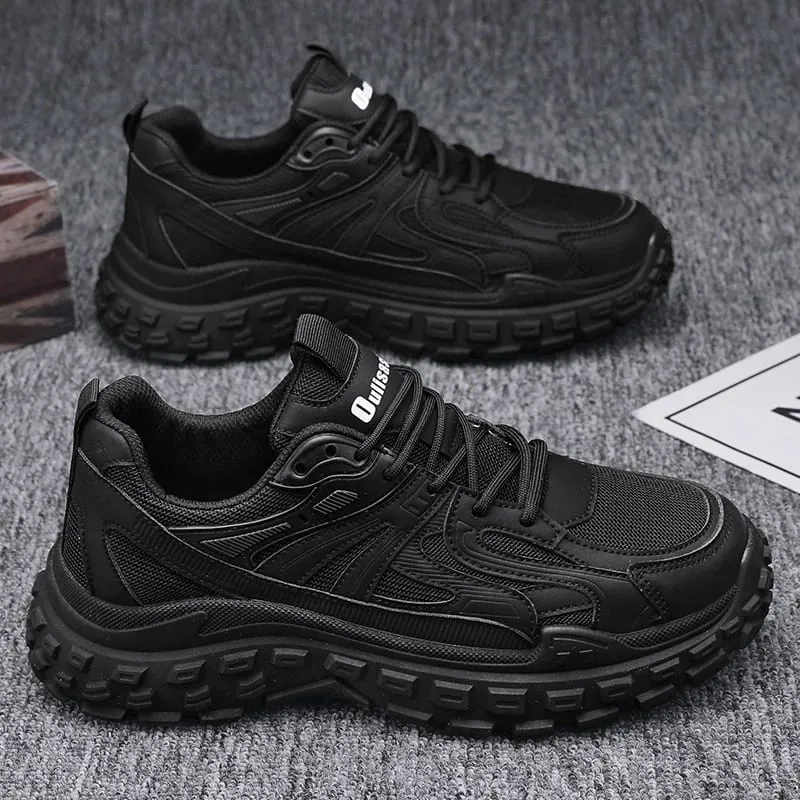 Men Spring Summer Mesh Breathable Wear‑Resistant Casual Versatile White Sneakers Lightweight Student Running Athletic Shoes