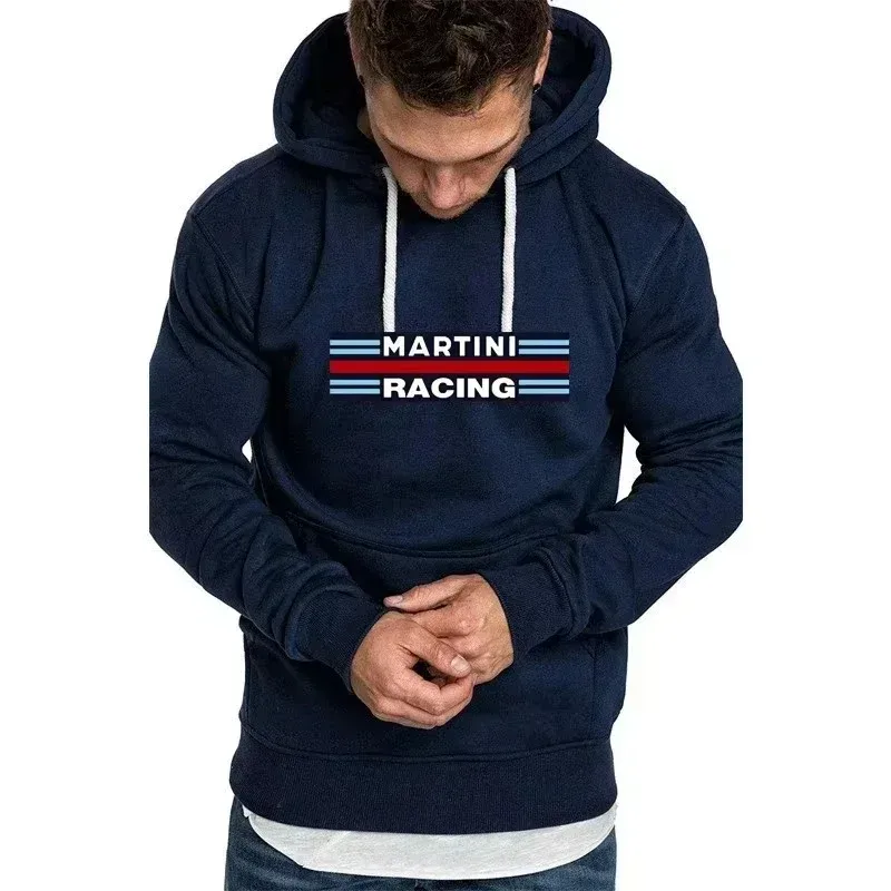 Men's Hoodies Martini Racing Print Unisex Hooded Fleece Sweatshirt Pullover Jacket Casual High Quality Streetwear Fashion Trends — image 2