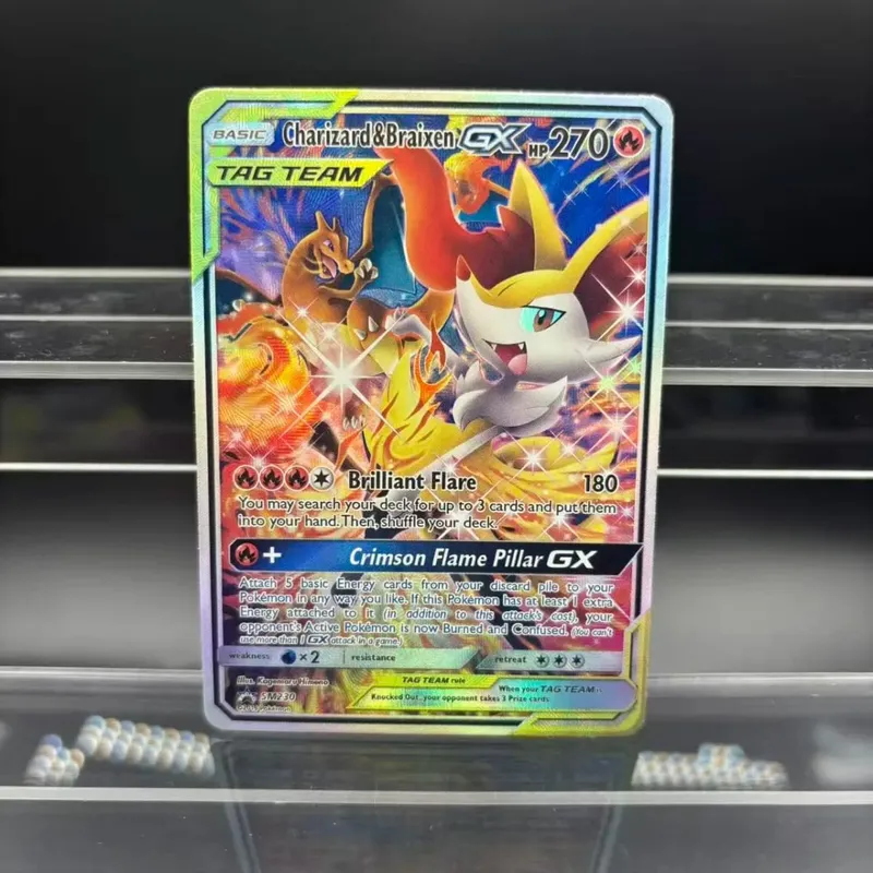 DIY Collection Cards Zekrom Umbreon Espeon Mewtwo GX EN Self Made Single Card Classic Game Anime Card Gift Toy