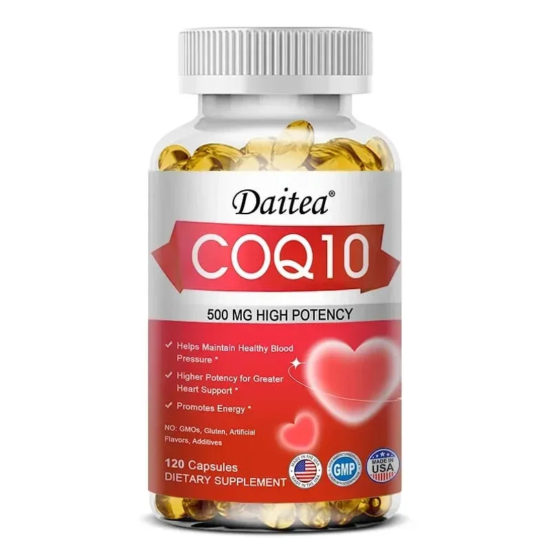 CoQ10 500 mg Softgels - Ultra High Absorption CoQ10 Supplement - Antioxidanttilskud til vaskulær og hjertesundhed — image 9