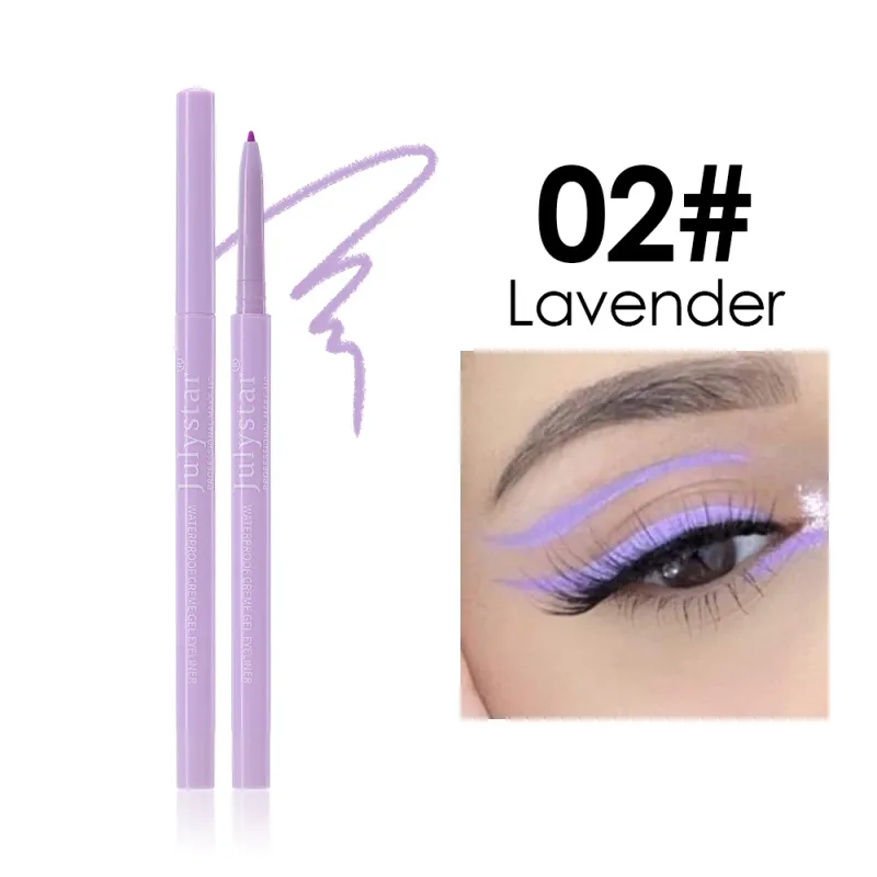 1PC White Matte Eyeliner Gel Pen Long Lasting Waterproof Eye Liner Pencil Quick-drying Non-smudge Eye Makeup for Women Cosmetics — image 13