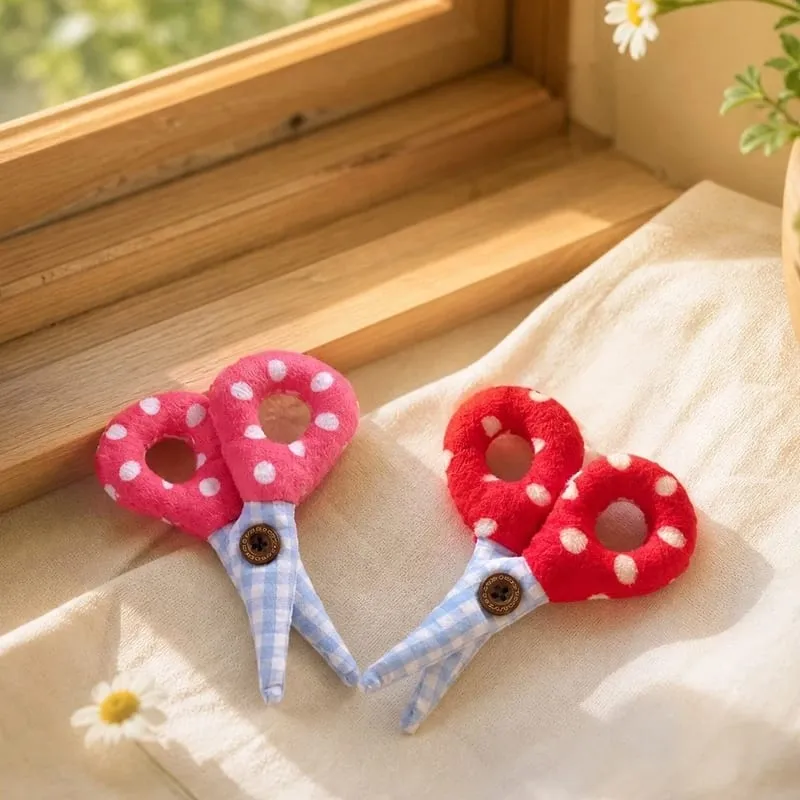 Scissors Plush Pillow Cos Gwen Cute Creative Simulation Cloth Scissors Stuffed Toy Soft Cushion Funny Stress Relief Gift