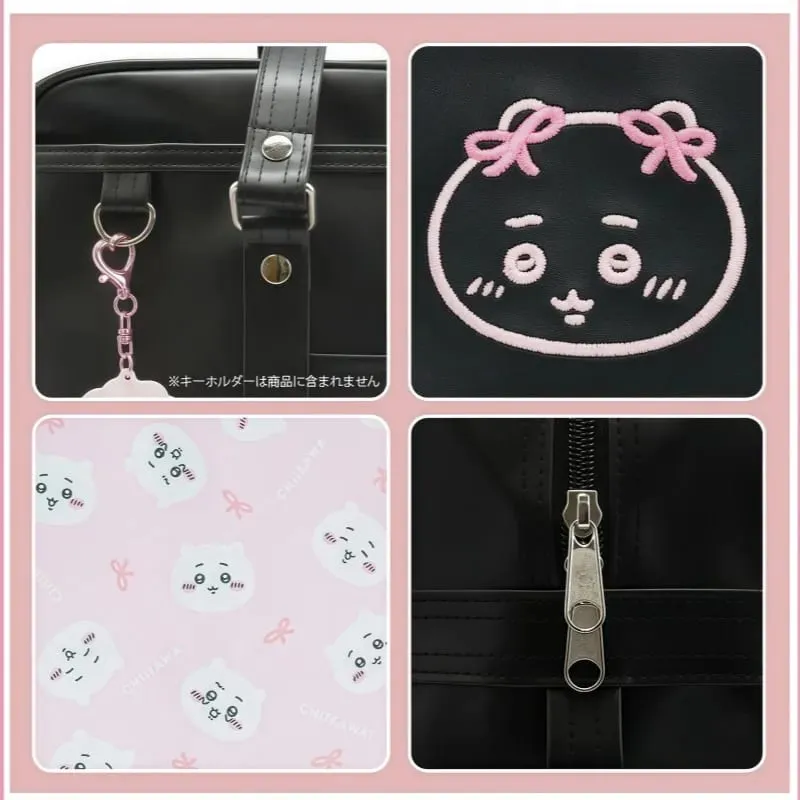 Cute Chiikawa 2026 Gift JK Uniform Inspired Large Tote Bag for Daily School Carry Anime Kawaii Cartoon Usagi Hachiware Sweetness