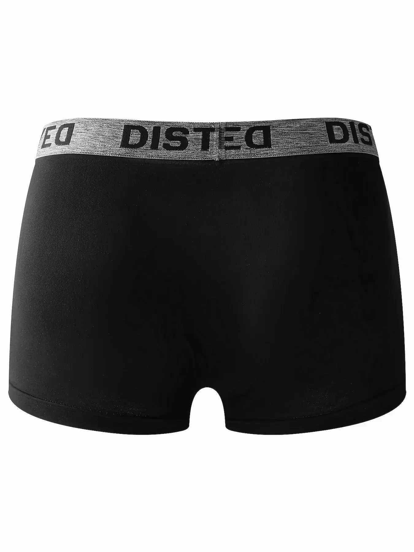 6 Pack Men's Premium Ultra Soft Cotton Boxer Briefs Black and Heather Grey Set Stretchable Fabric Non Binding Classic Underwear — image 3