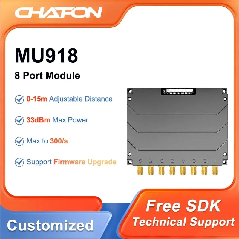 MU918 Senior UHF Reader Module with 8 An