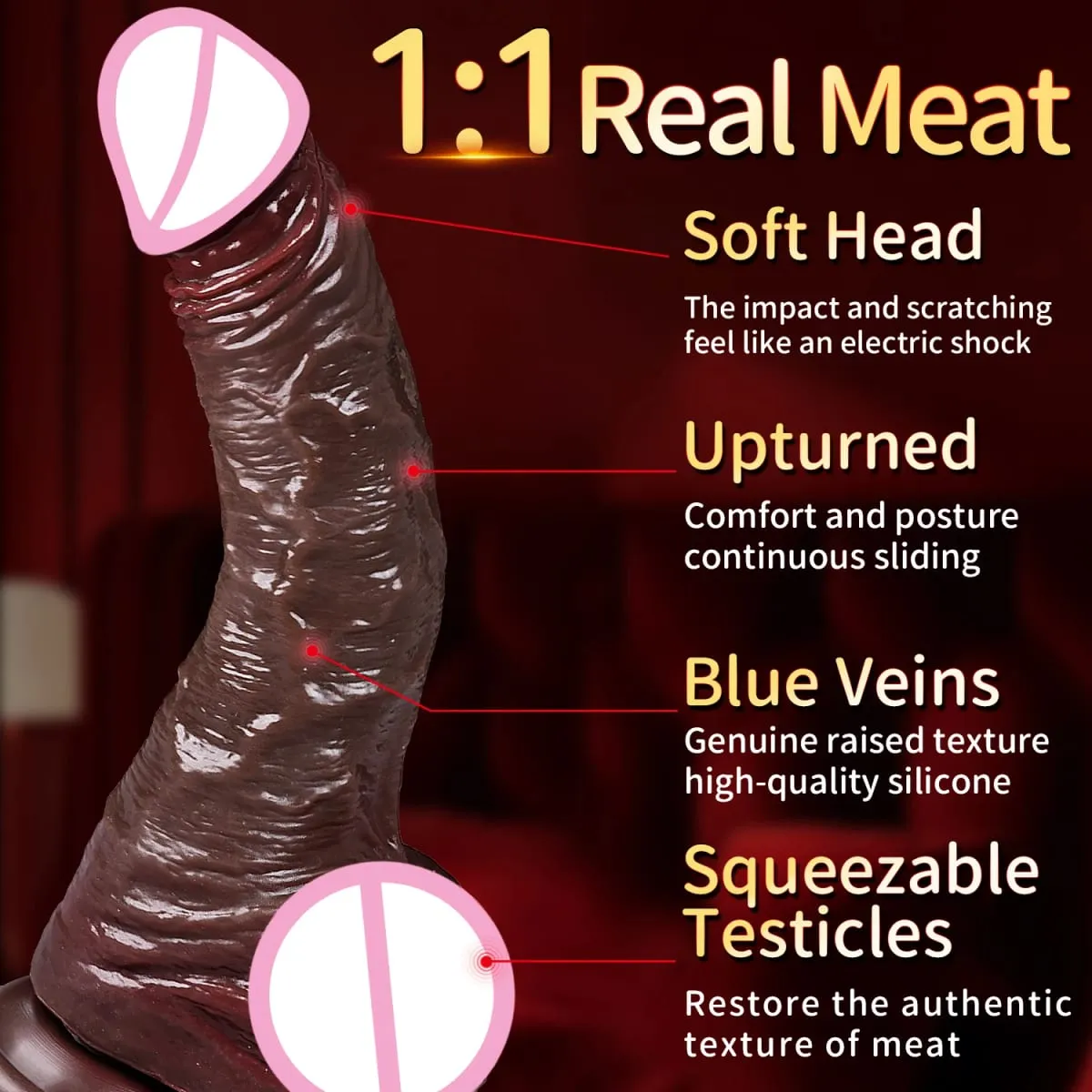 Realistic Sliding Foreskin Dildo for Women Testicles Penis Sexy Adult Strapon Dildos Masturbator Big Dick Anal Plug 18+ Sex Toys