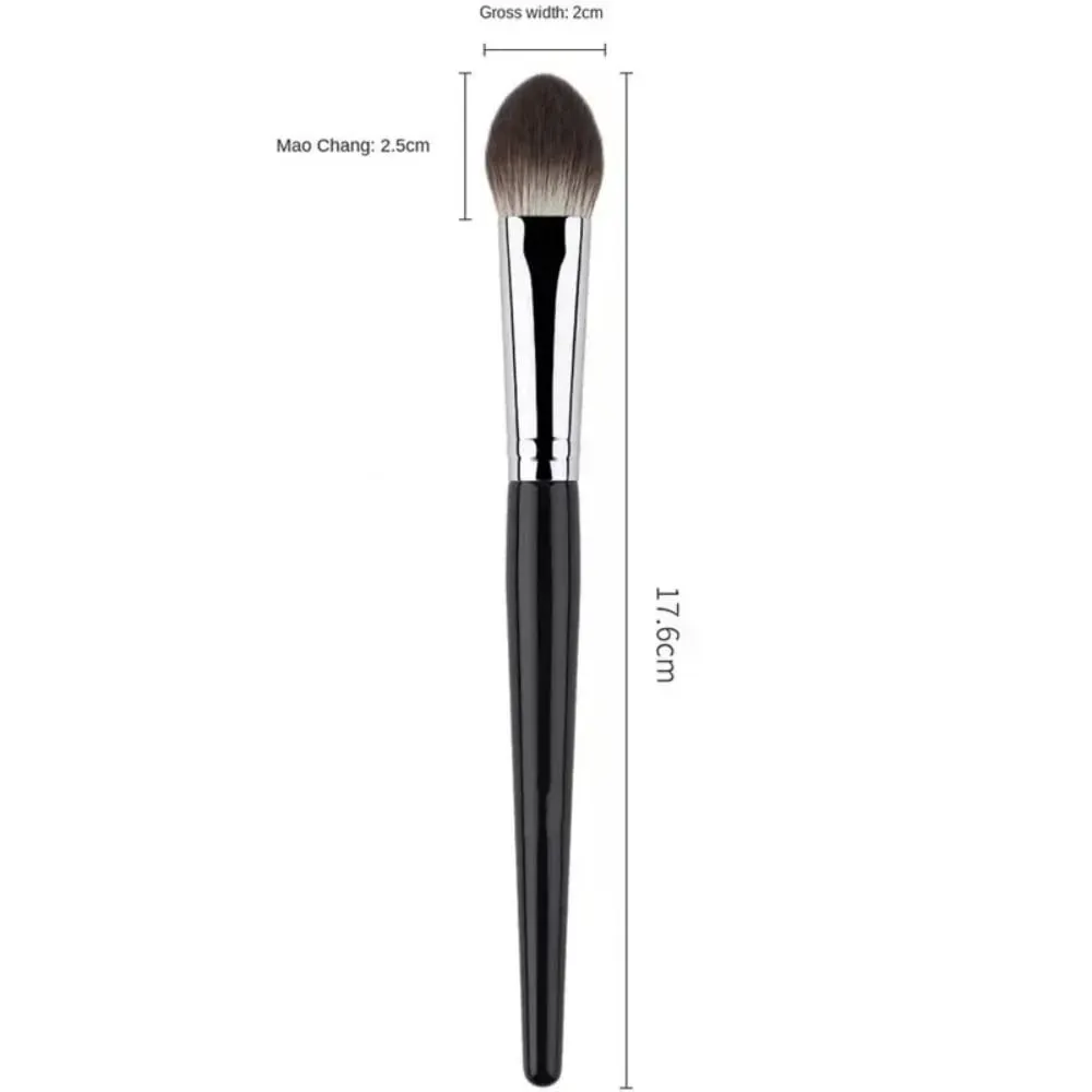 1/2Pcs Mini Peach Heart Blush Brush Small Flat Precise Face Brush Multi Use For Powder Cream Liquid Blush Beauty Makeup Gift
