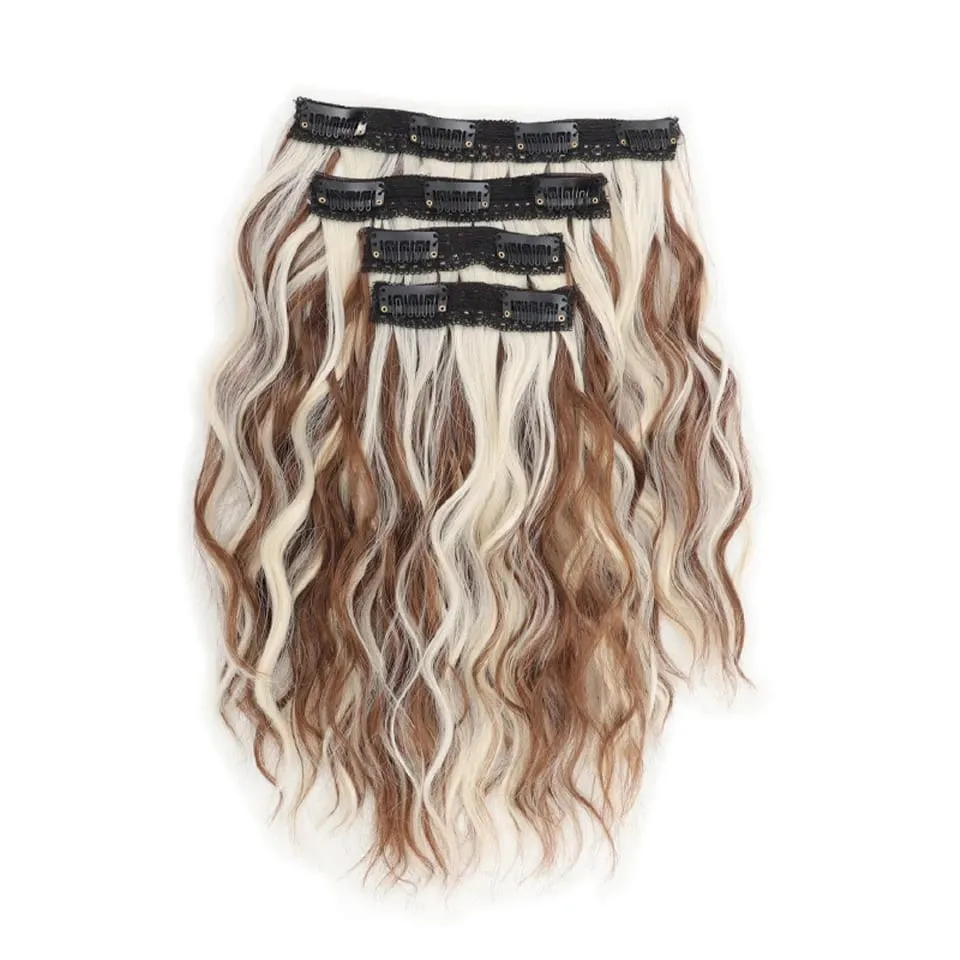 12 inch Four Piece Water Ripple Short Roll Clip Hair Extensions Suitable For Women's Daily Gatherings Gestivals And Celebrations — image 10
