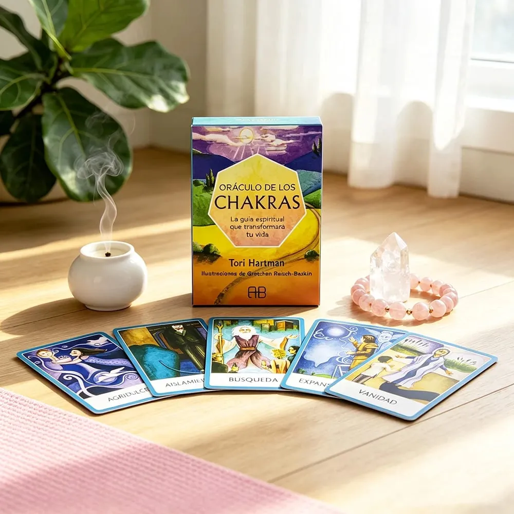 Oráculo De Los Chakras Oracle Cards Spanish Version 49 Cards Divination Tarot Deck Meditation Spiritual Guidance Cards Game