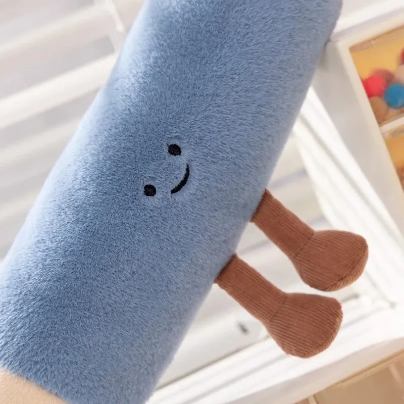 Kawaii Stationery Commodity Plush Toy Stuffed Humanoid Ruler Book Pencil Sharpener Eraser Pillow Decoration Gift