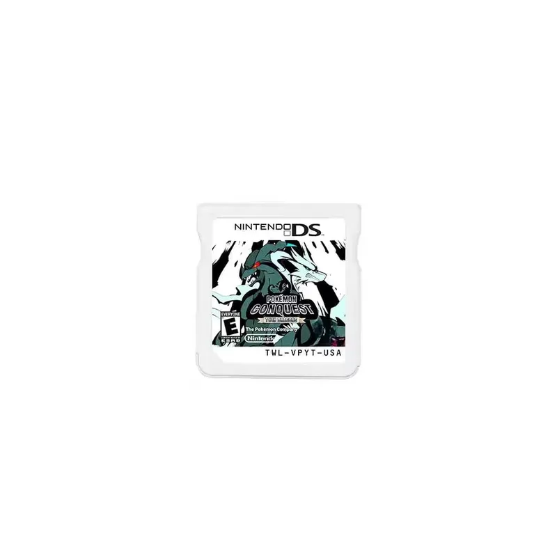 Anime Pokemon Series NDS Game Cartridge Video Game Console Moemon Silver Yellow KAIZO MoonBlack2 Hobby Collection Gifts Toys