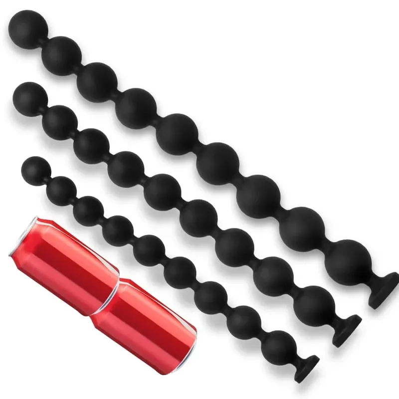 Silicone Anal Beads Dilator Huge Annals Balls Ass Anus But Butt Plug Anal Plug Buttplug Analsex Long Anal Sex Toys for Men Women