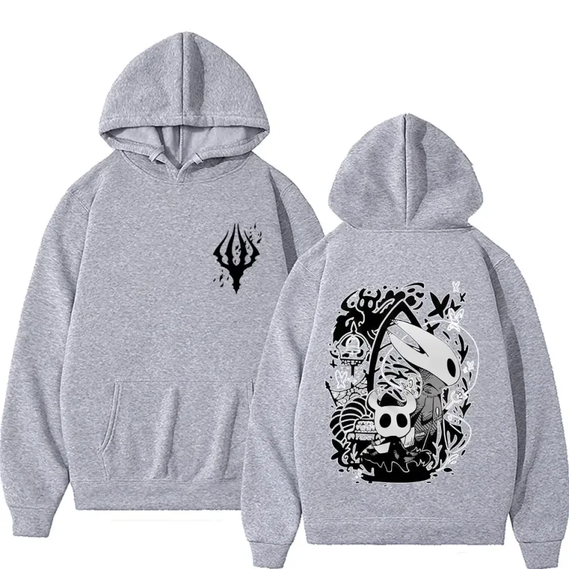 Game Hollow Knight Graphic Hoodie Men Women Clothing Casual Oversized Streetwear Male Vintage Fleece Hoodies Fans Gift hoodies — image 2