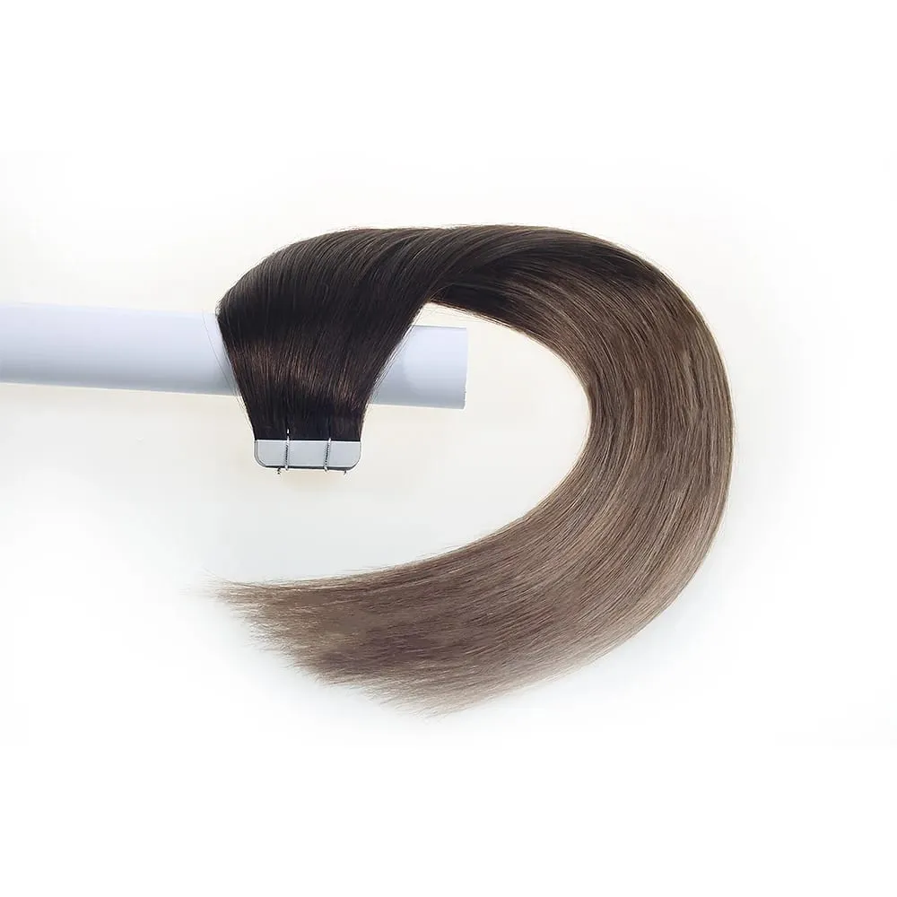 Aromas Hair Tape In Hair Extensions Human Hair 4x1cm Skin Weft Remy Tape Ins 20pcs 40pcs 14-22 inch For Thin Hair