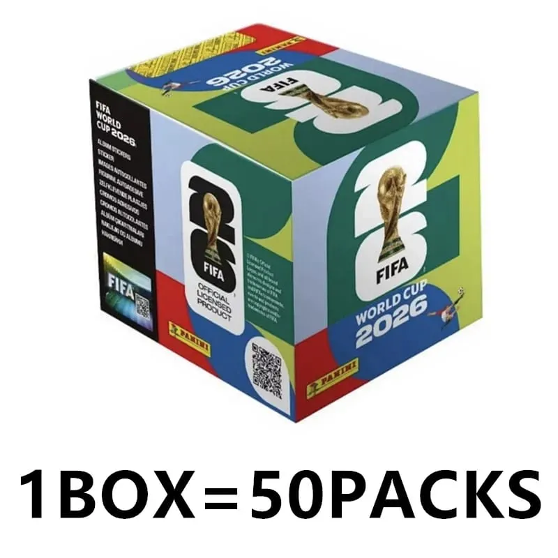 2026 FIFA World Cup Panini Trading Sticker Pack Soccer Football Cards Collection Sports Memorabilia Gift For Boys Kids