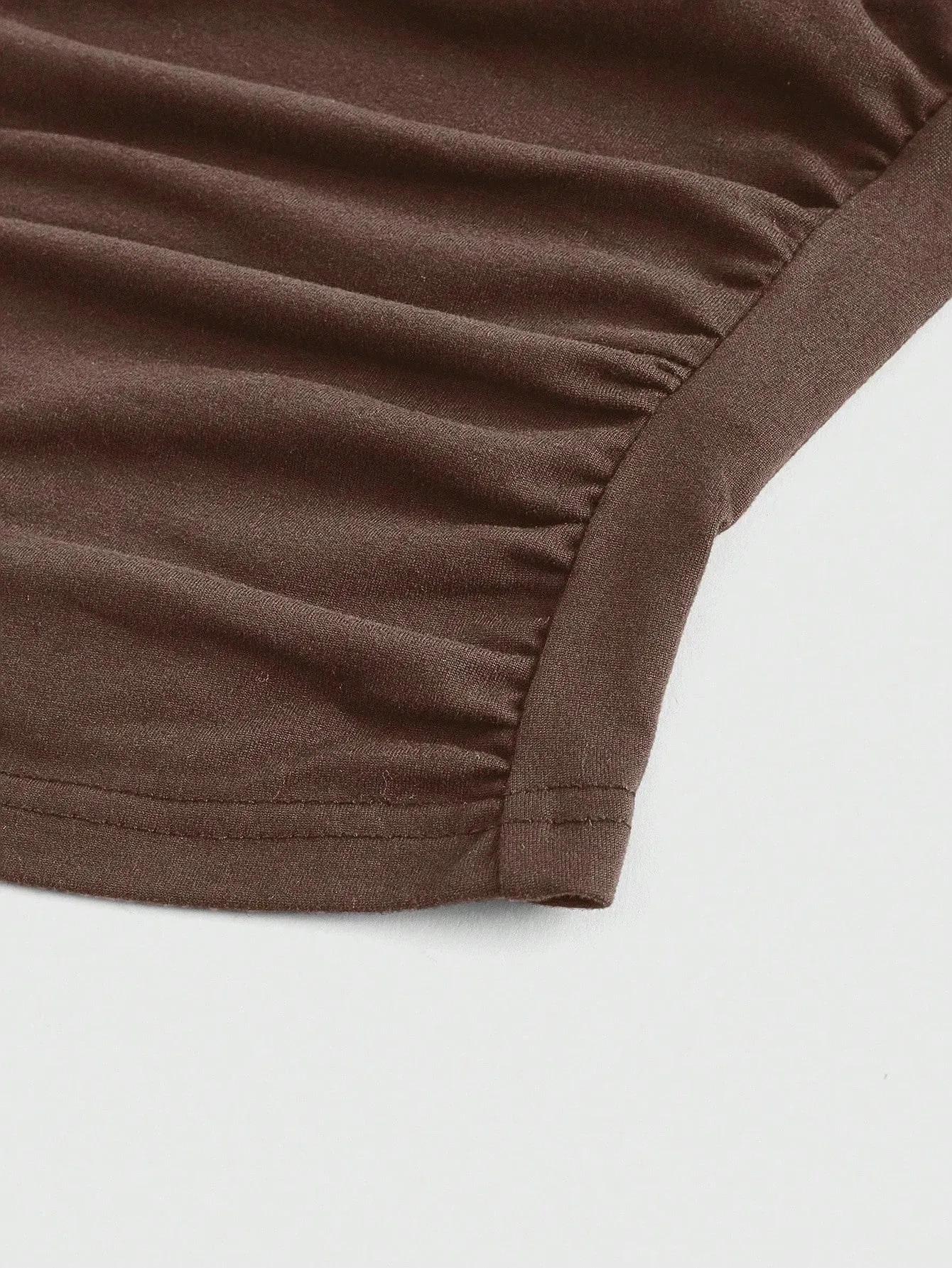 Women's Casual Slim Fit Pleating Waist Neck Belt Off Shoulder Bandeau Top Sexy Solid Color Backless Crop Top Summer 2026
