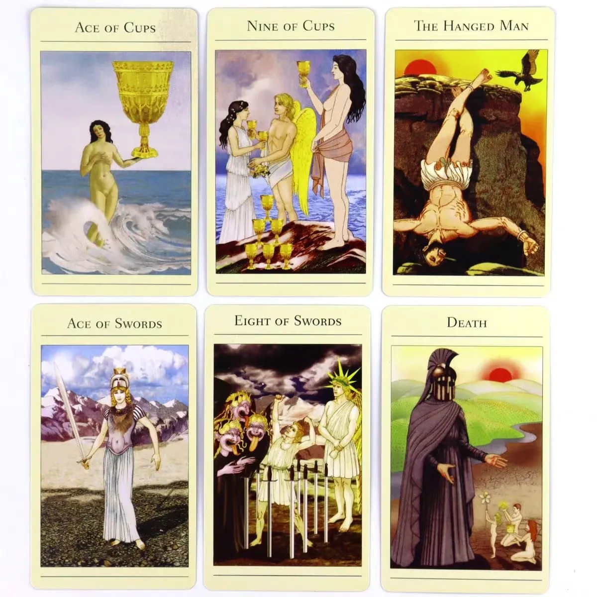 Mythic Tarot Deck 78 Cards New Greek Mythology Tarot Cards English Divination Oracle Cards Fortune Telling Board Game