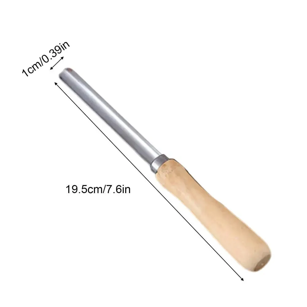 Stainless Steel Fruit Corer Multi-Function Pitter with Wood Handle Kitchen Fruit Slicing Cooking Juicing Canning Platters Tool