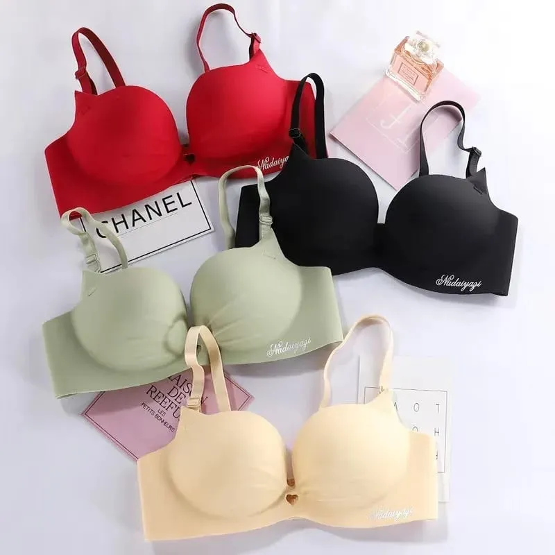 Sexy Hollow Out Bras for Women Lingerie Seamless Wireless Push Up Bra Bralette Comfortable Brassiere Female Underwear Intimates — image 1