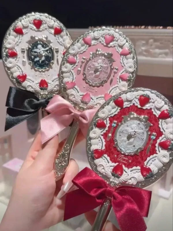 Flower Knows Ruční make-up Mirror Air Cushion Comb All Series Relief Pattern Limited Color Makeup Tool Kit — image 5