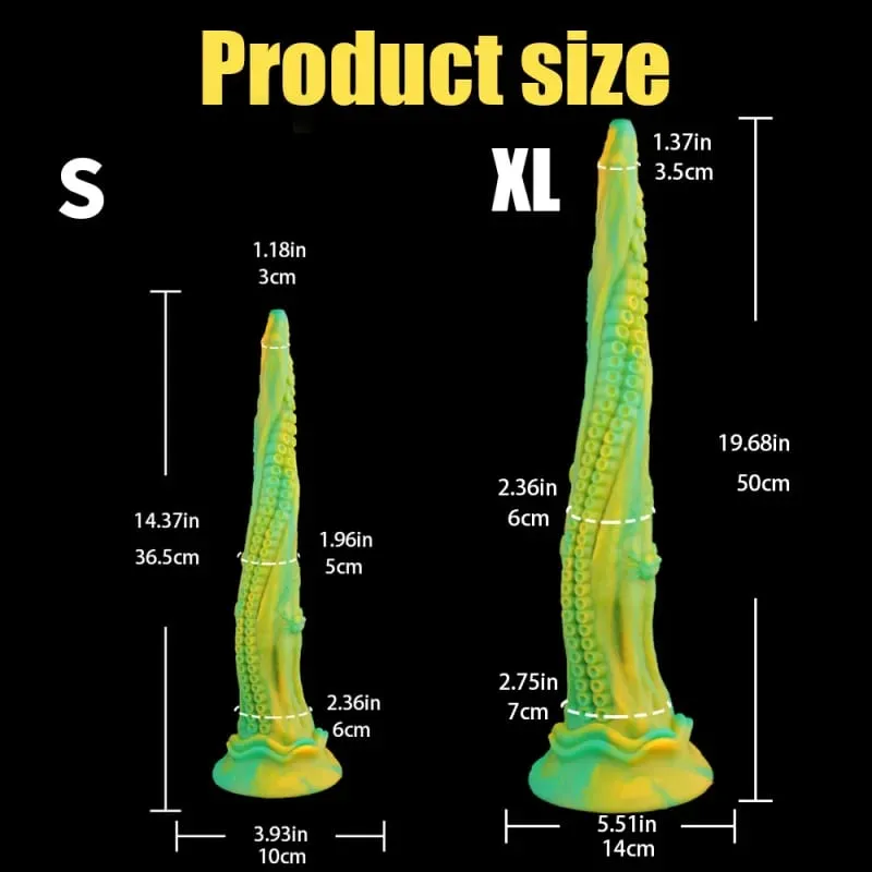 50cm Anal Sex Toys Tentacle Dildo Monster Long Anal Dildos Fantasy Anal Toys Huge Butt Plug Sex Toys for Men Women Adults Games
