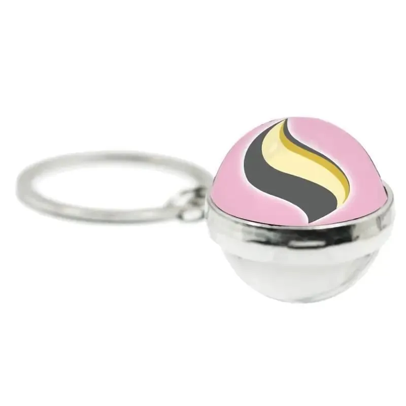 Pokémon Mega Stone Keychain Anime Peripheral Creativity Exquisite Versatile Trend Spherical Keychain Cartoon Gift Accessories