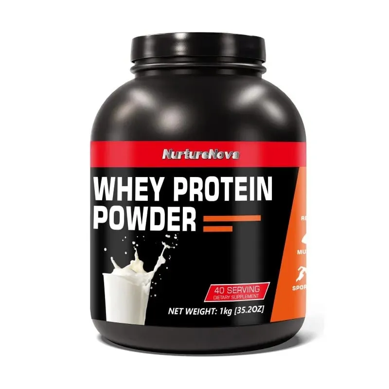 NurtureNova Whey Protein Powder Build Muscle Support and Muscle Recovery Support Sports Muscle Support for Adults 40 Servings