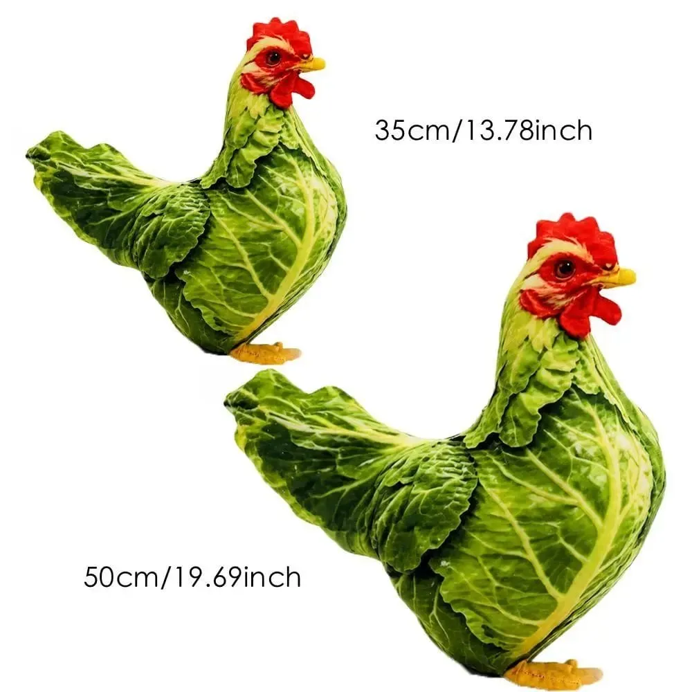 Plüss anyagú állati testpárna PP pamut töltésű 35 cm-es állatpárna babajátékok aranyos kivitel, puha textúrájú baromfi dobópárnák