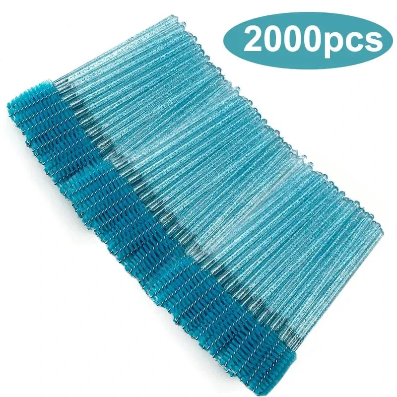 Wholesale 50/1000/2000pcs Spoolies Brush Mascara Wands Wholesale Eyebrow Lash Cleaning Brushes Applicator Makeup Tools Eyelash