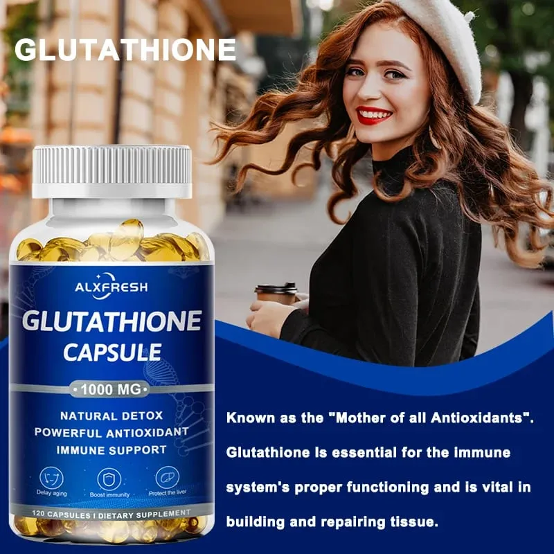 Les suppléments antioxydants de Capsules de glutathion améliorent le système immunitaire et la santé de la peau, blanchissant la beauté, soins de la peau et Anti-âge