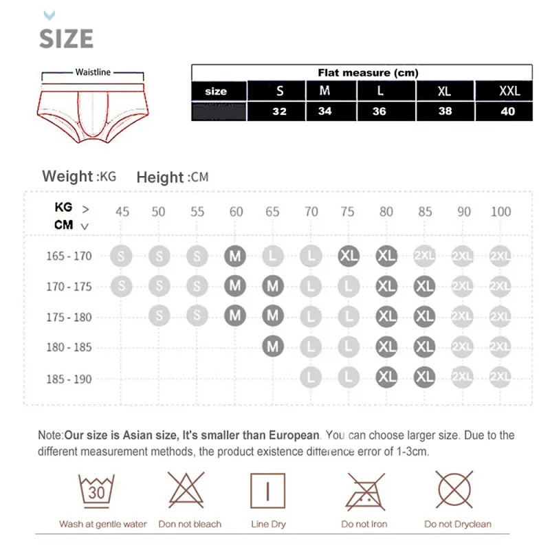 Sous-vêtements pour hommes, slips respirants simples avec dos creux en trois dimensions, pantalons de marque, taille basse, sous-vêtements confortables en coton — image 7