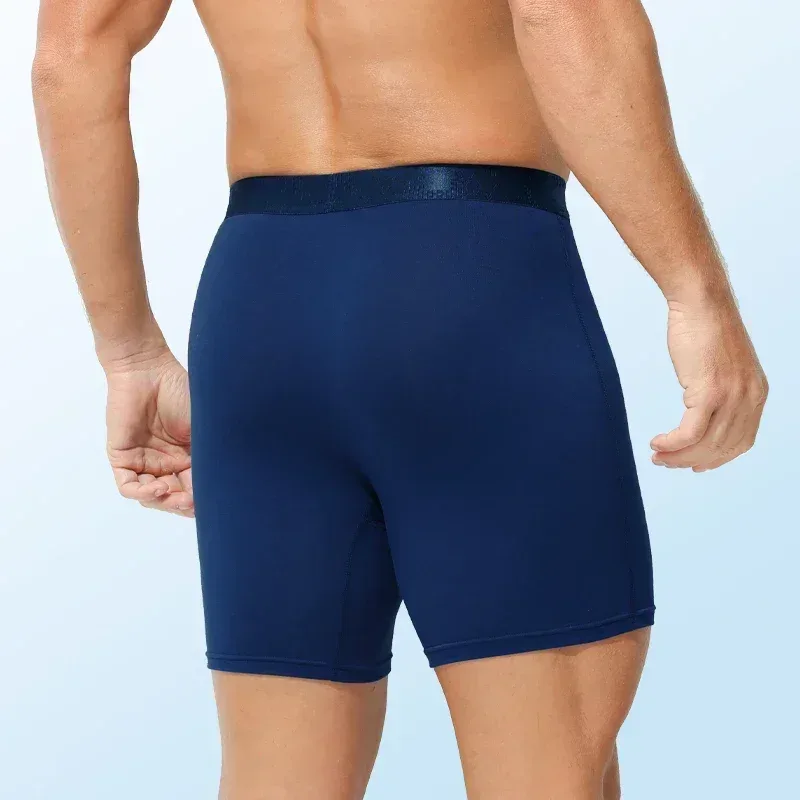 2PCS Men's bullet - separation anti - chafing underwear, men's boxer shorts, breathable underpants, men's sports scrotum - suppo — image 6