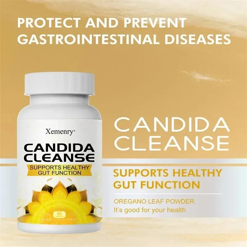 Candida Cleanse - Bevordert darmreiniging en ontgifting Verbetert de spijsvertering en verlicht constipatie en een opgeblazen gevoel