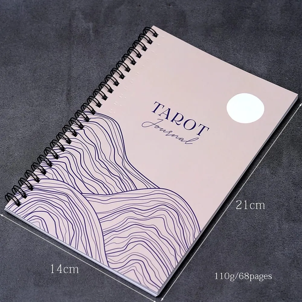 Tarot Journal 68 Pages Card Readings Spreads Major Arcana Cards Study Sheet Tarot Reading Mental Healing Decision-Making Astrolo — image 2