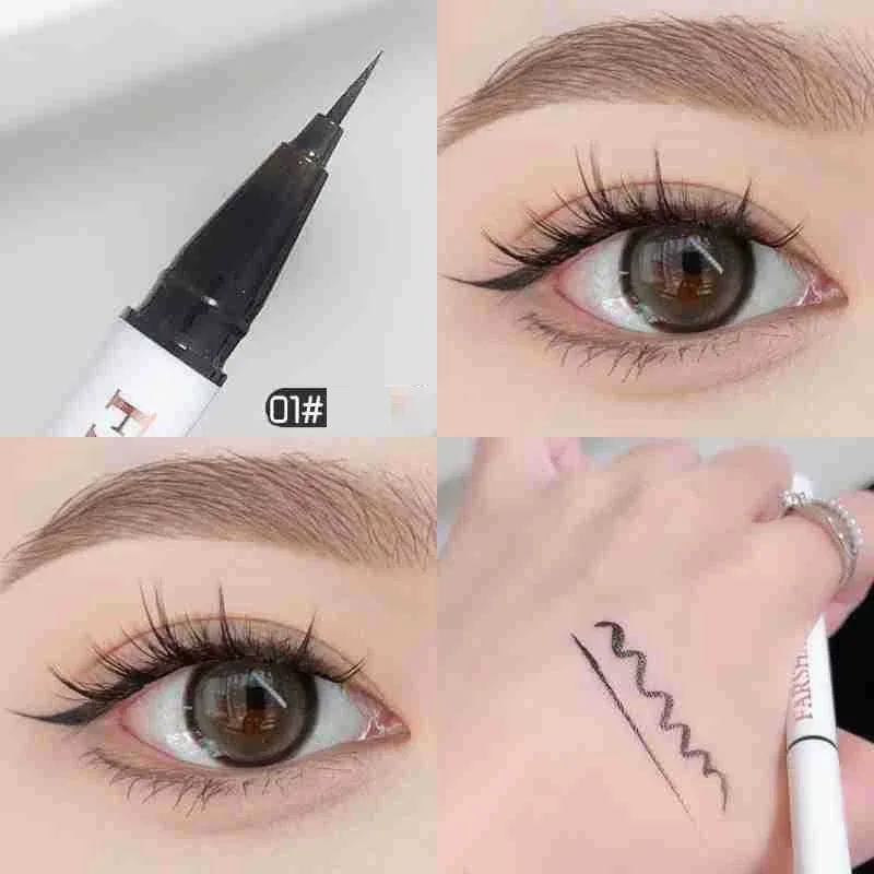 12 farver vandtæt eyeliner Pen Ultra-fin spids flydende eyeliner Langtidsholdbar eyeliner Hurtigtørrende farverig makeup til cosplay — image 9