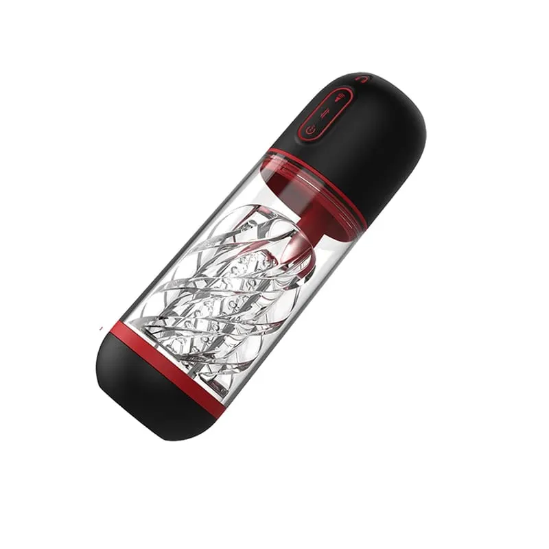 9 Modes Vibrating 3 Language Stimulation Male Masturbator 3 Modes Sucking Vibrator Masturbation Cup Sex Toy for Men