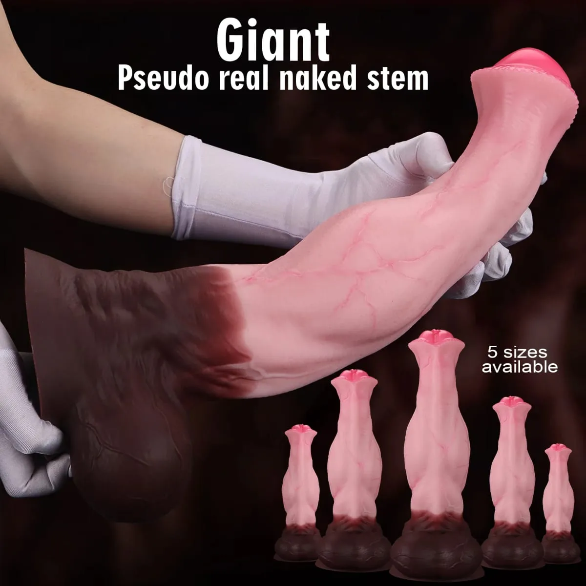 Huge Soft Silicone Knot Horse Dildo Large Long Realistic Thick Suction Cup Dildos For Women Men Big Animal Penis Adult Sex Toys