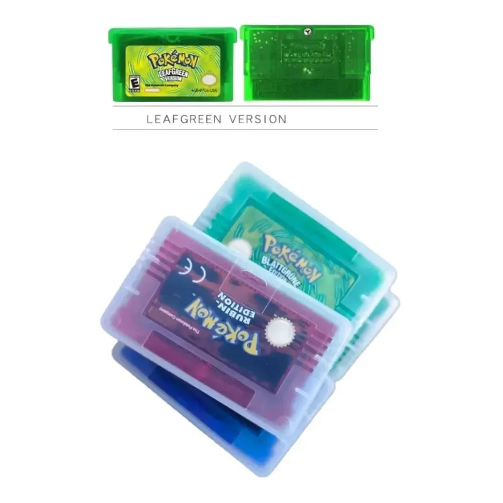 FRA Version French Pokemon Series 32 Bit Video Game Cartridge Emerald FireRed Leafgreen Ruby Sapphire GBA Game Card Toy Gift