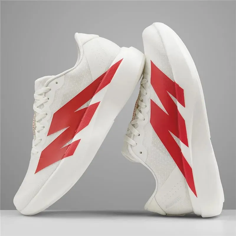 Men Carbon Plate Running Shoes Breathable Mesh Women Athletic Sneakers Cushion Sport Trainers Outdoor Marathon Jogging Footwear