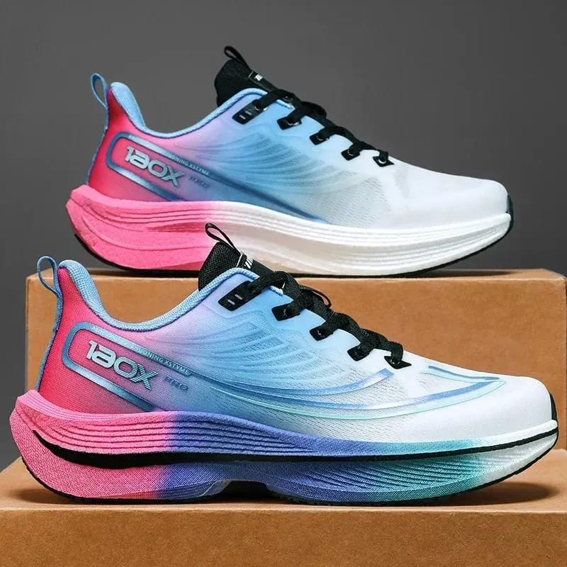 Men's Professional Running Shoes Ultra Lightweight Cushioning Sneakers Breathable Athletic Walking Sport Shoes