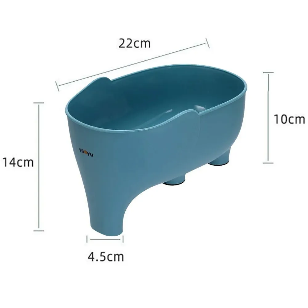Panier de vidange en forme d'éléphant pour évier, panier de lavage de fruits et légumes, égouttoir suspendu, accessoires de rangement de cuisine polyvalents