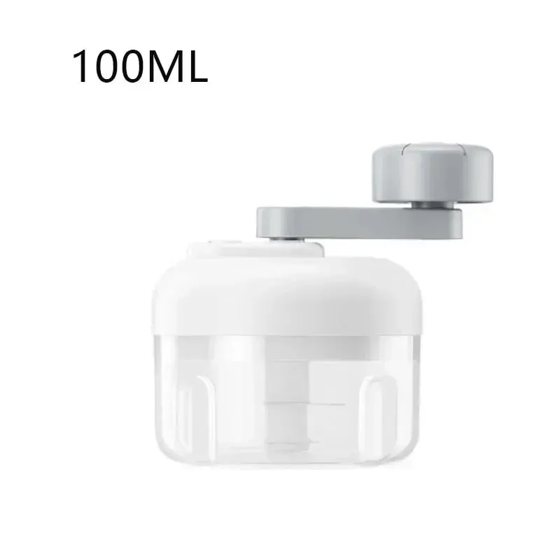 Perajang Sayuran Multifungsi Pengolah Makanan Kecil Manual Perajang Makanan Putar Tangan Alat Mincer Bawang Putih Gadget Dapur