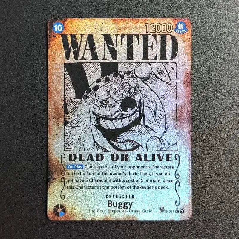 Proxy ONE PIECE CARD Luffy Shanks ACE Roger Teach Kaido Character Card Wanted Alternate Art English Collection Anime Cards